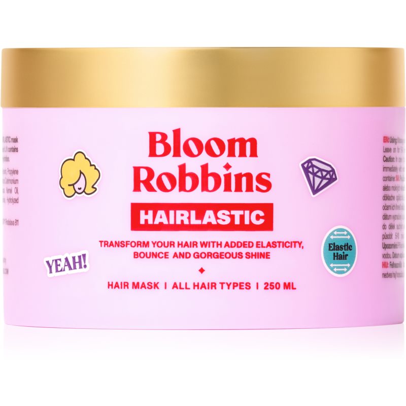 Bloom Robbins Bloom Robbins Hairlastic αναγεννητική και ενυδατική μάσκα για τα μαλλιά 250 ml