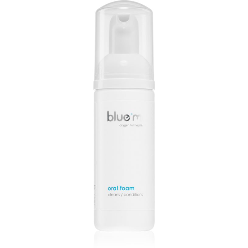 E-shop Blue M Oxygen for Health ústní pěna 2 v 1 na čištění zubů a dásní bez kartáčku a vody 50 ml