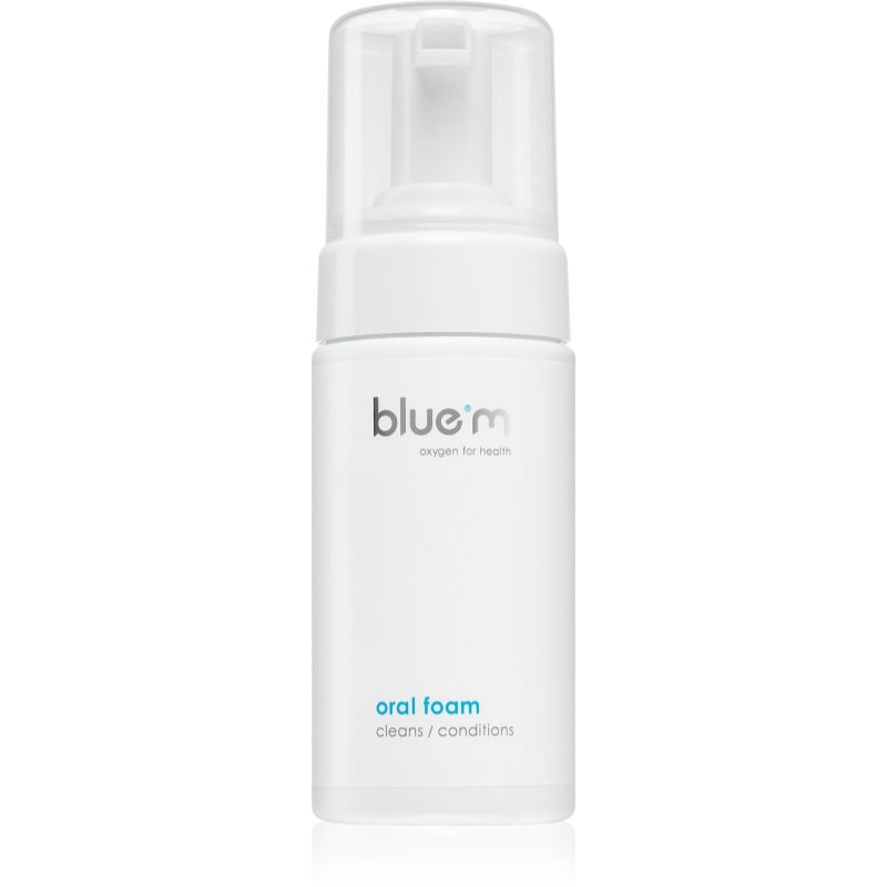 Blue M Oxygen for Health ústní pěna 2 v 1 na čištění zubů a dásní bez kartáčku a vody 100 ml