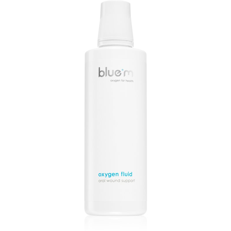 Blue M Oxygen for Health Oxygen Fluid přípravek na lokální ošetření na afty a drobná poranění dutiny ústní 500 ml