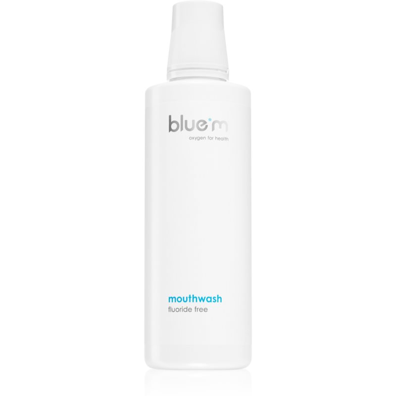 Blue M Oxygen for Health Fluoride Free apă de gură fara flor 500 ml