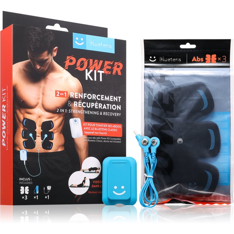 Bluetens Power Kit électrodes pour le ventre unisex