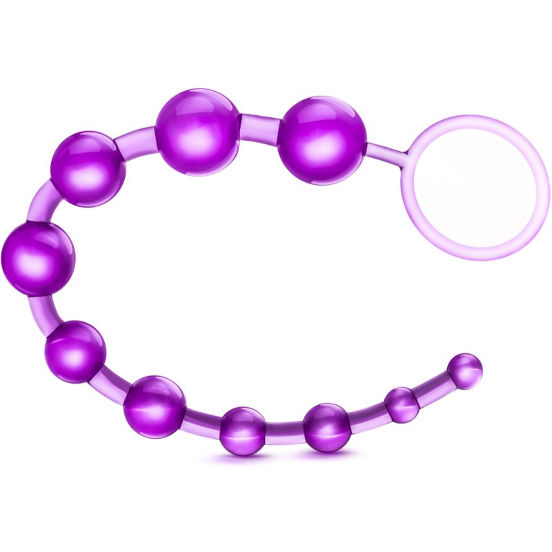 Blush B Yours Basic Beads анальні кульки Purple 32 см
