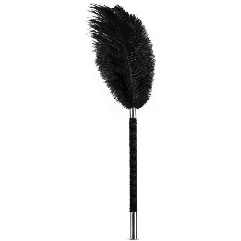 Blush Noir Soft Feather Tickler Chatouilleur à Plumes Black 37 Cm