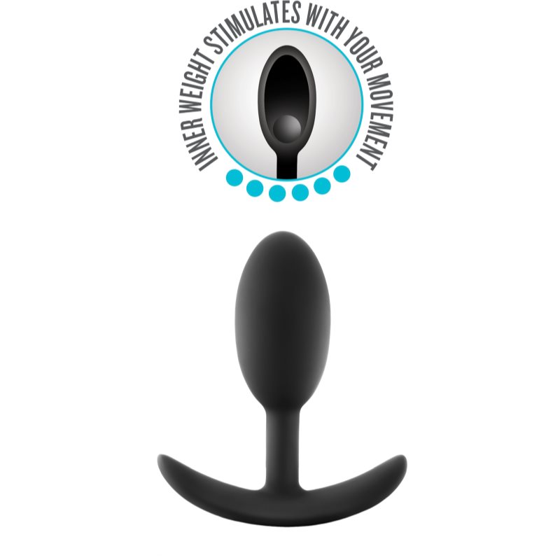 Blush Anal Adventures Platinum Vibra Slim anální kolík střední 10.3 cm (obrázek 5)