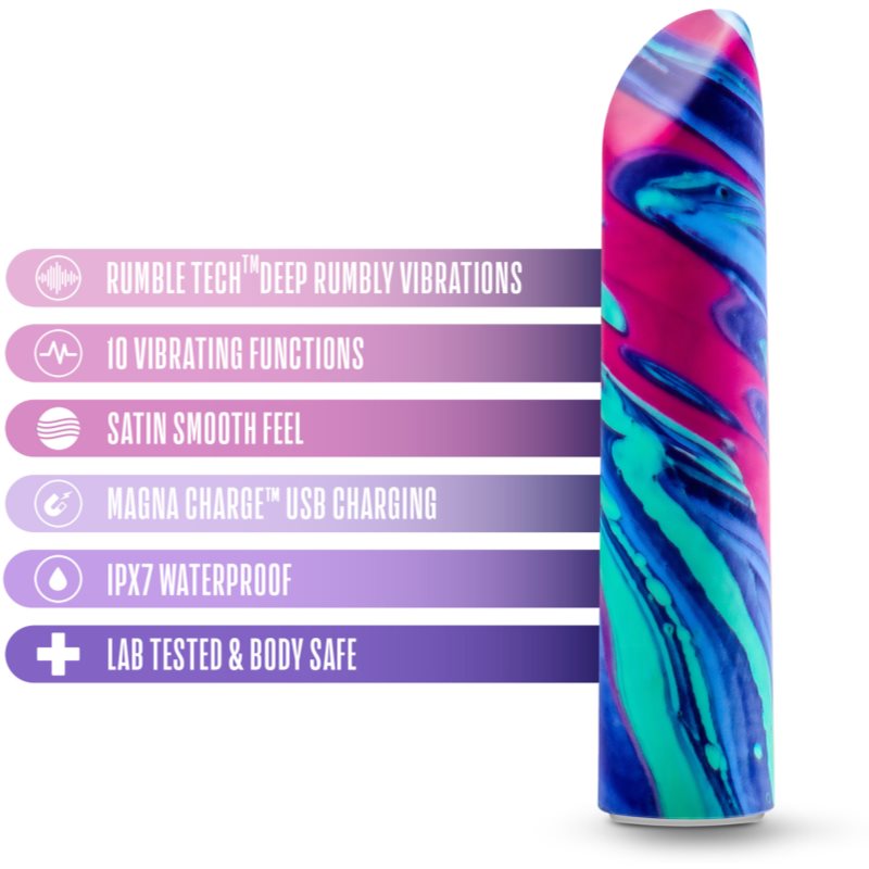 Blush Limited Addiction vibrátor Sublime Rainbow 10 cm (obrázek 4)