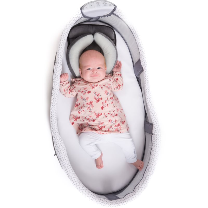 Bo Jungle B-Head Grey Baby Pillow For Babies 1 Pc