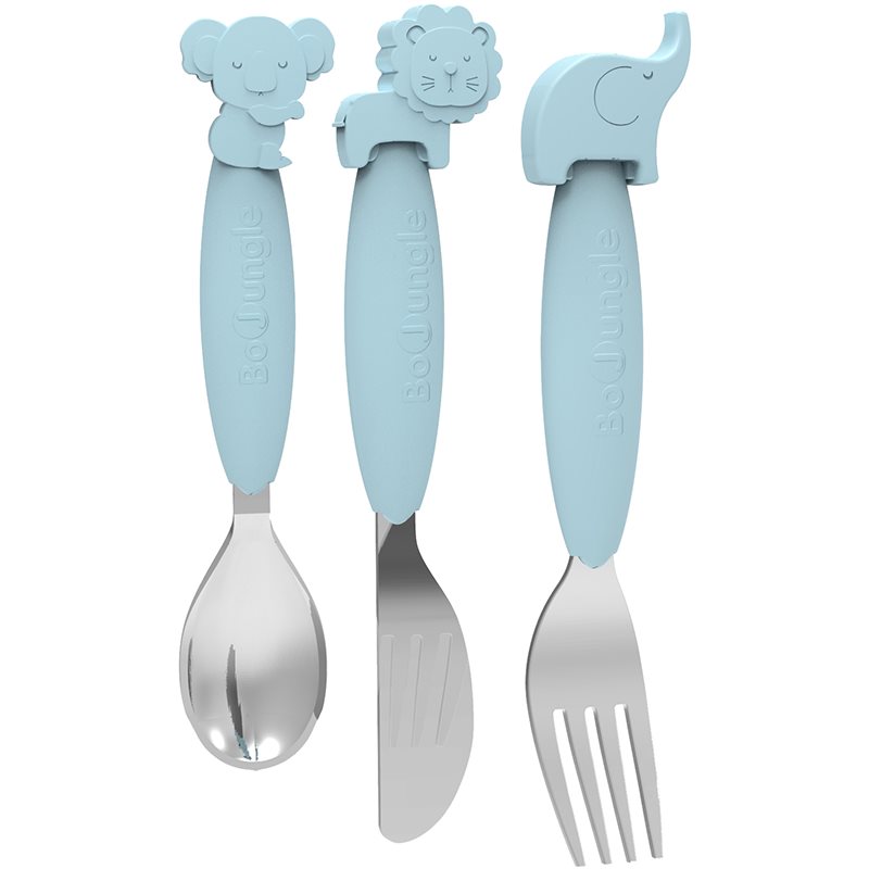 Bo Jungle Cutlery cutlery Blue 12m+ 3 pc
