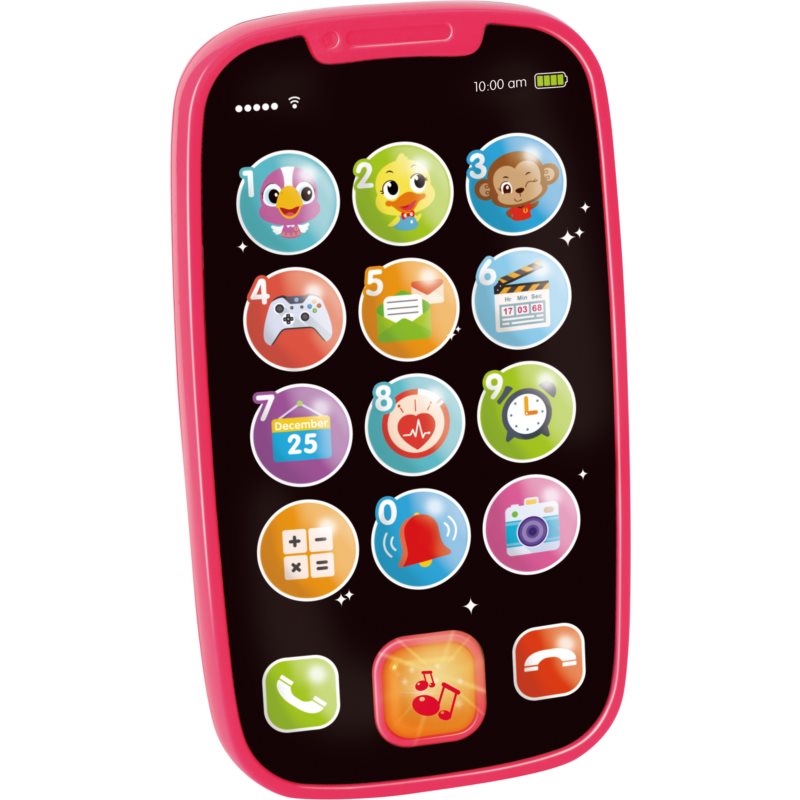 Bo Jungle B-My First Smart Phone Red hračka 1 ks
