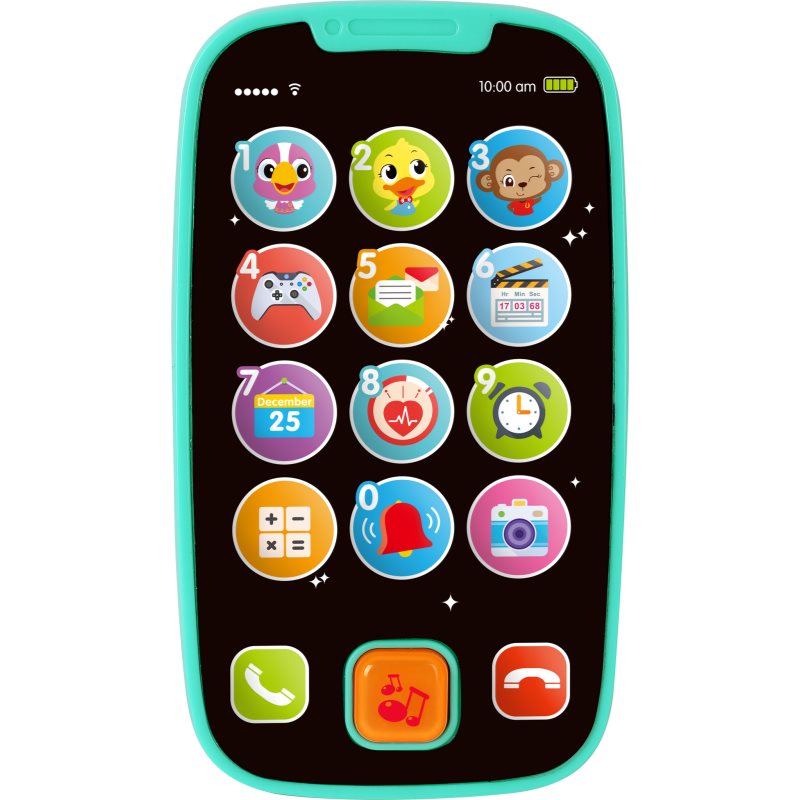 E-shop Bo Jungle B-My First Smart Phone Blue hračka 1 ks