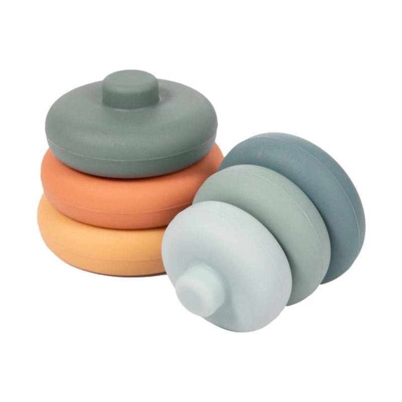 Bo Jungle B-Silicone Stacking Rounds Stackable Tower 1 Pc
