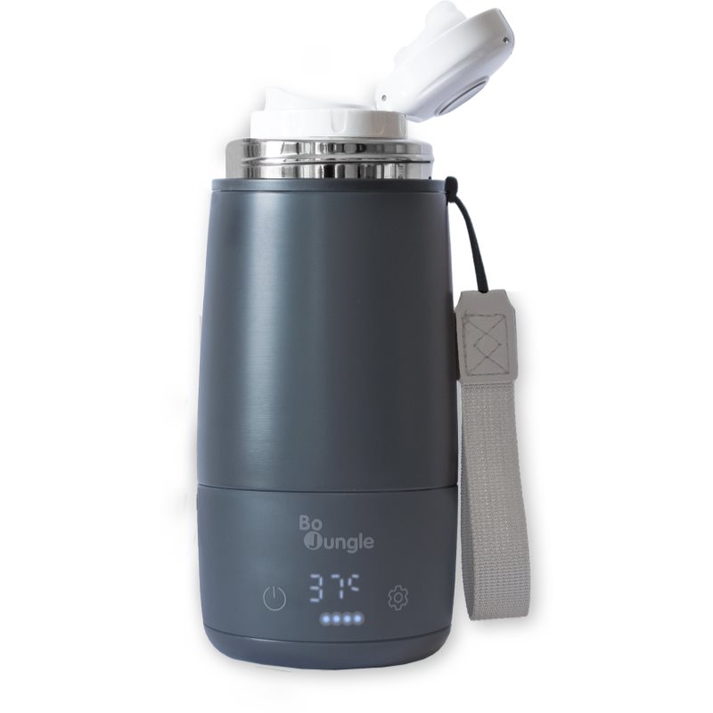 Bo Jungle Ziggy Travel Thermos Bottle Grey 1 Pc