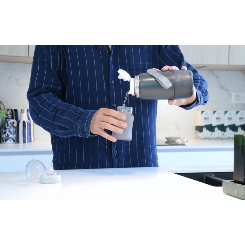 Bo Jungle Ziggy Travel Thermos Bottle Grey 1 Pc