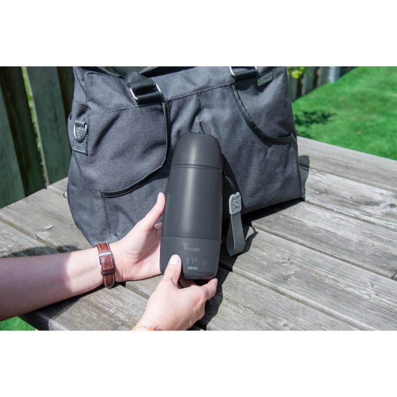 Bo Jungle Ziggy Travel Thermos Bottle Grey 1 Pc
