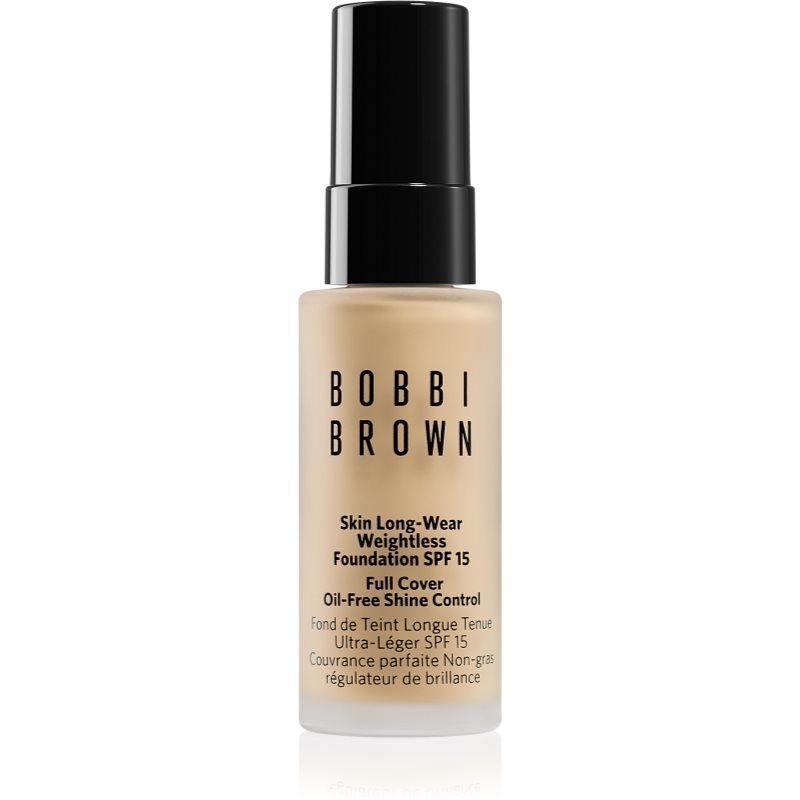 Bobbi Brown Mini Skin Long-Wear Weightless Foundation machiaj persistent SPF 15 culoare Warm Ivory 13 ml
