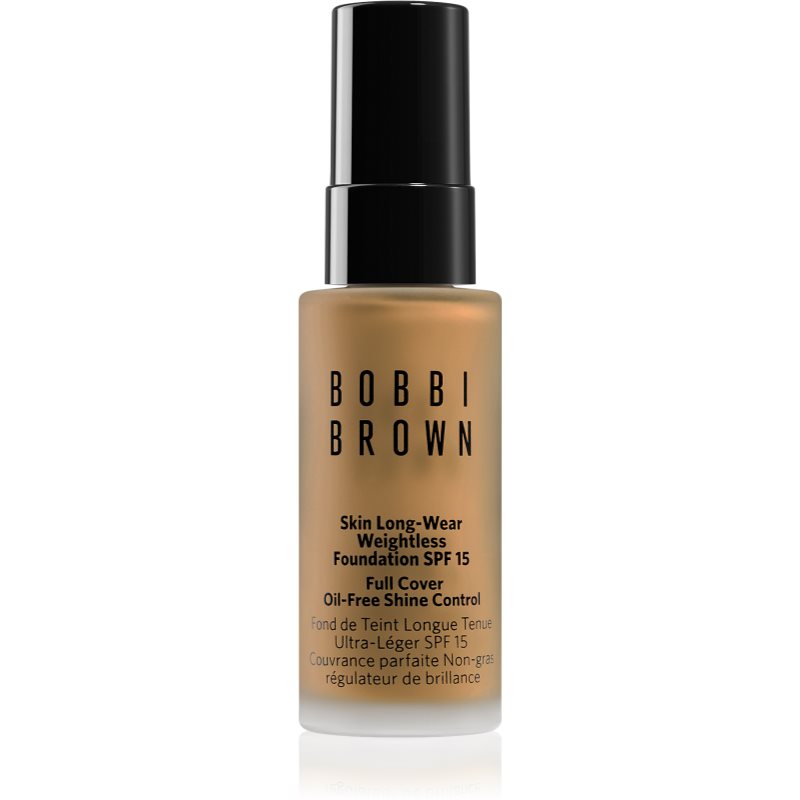 Bobbi Brown Mini Skin Long-Wear Weightless Foundation стійкий тональний крем SPF 15 відтінок Warm Honey 13 мл