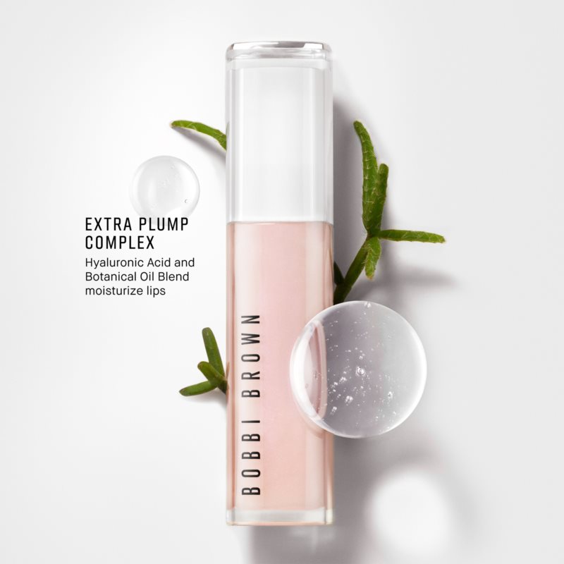 Bobbi Brown Shine Bright Collection Extra Plump Lip Serum Hydrating Lip Gloss Shade Bare Pink 6 Ml
