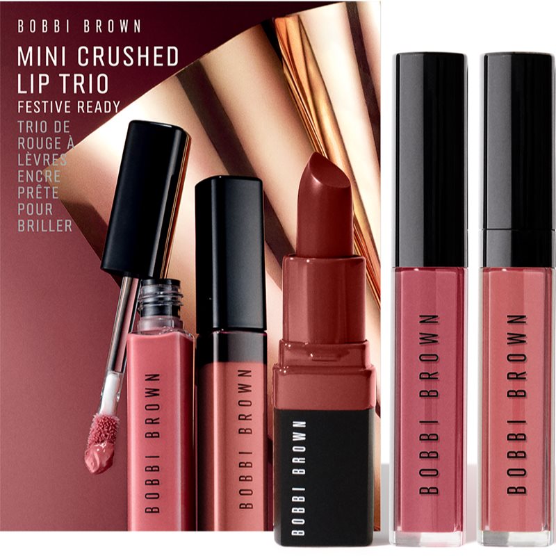 

Bobbi Brown Holiday Mini Crushed Lip Trio подарунковий набір (для губ)