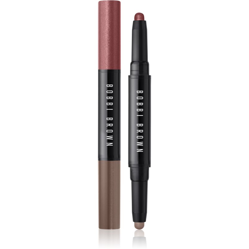 Bobbi Brown Long-Wear Cream Shadow Stick Duo očné tiene v ceruzke duo odtieň Bronze Pink / Espresso 1,6 g
