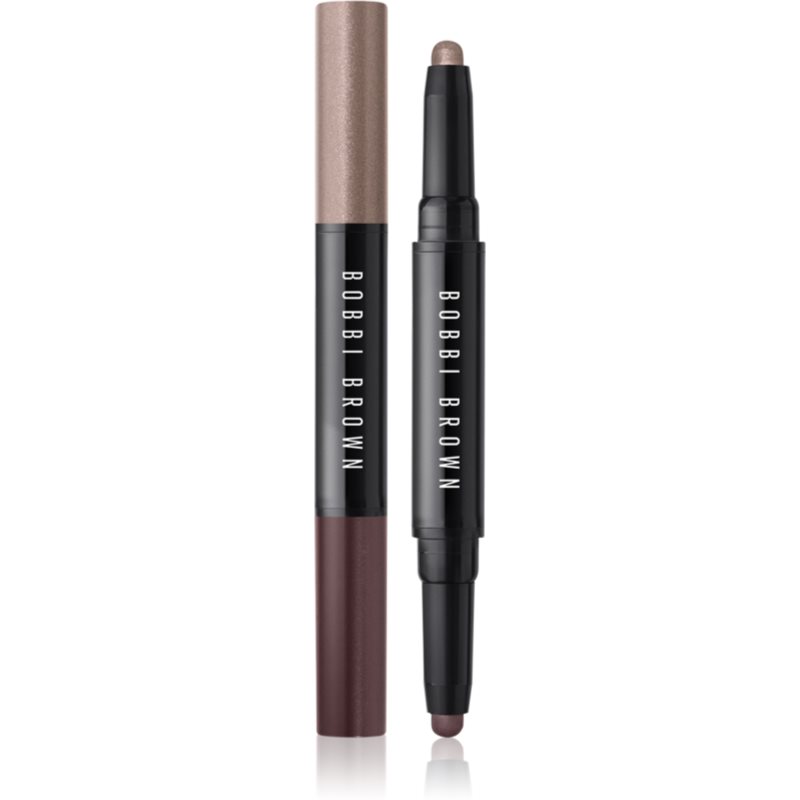 Bobbi Brown Long-Wear Cream Shadow Stick Duo očné tiene v ceruzke duo odtieň Pink Steel / Bark 1,6 g