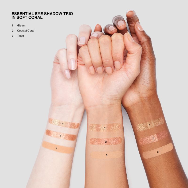 Bobbi Brown Essential Eye Shadow Trios eyeshadow palette for the perfect look shade Soft Coral 4,4 g