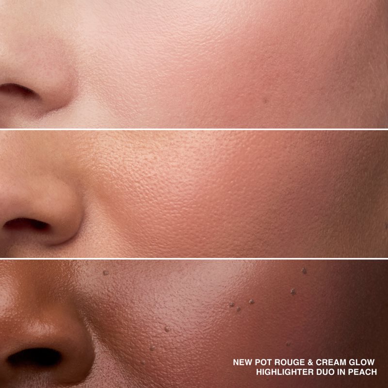 Bobbi Brown Threads of Love Cream Glow Highlighter + Pot Rouge paletka rozjasňovačů a tvářenek odstín Peach Duo 4 g (obrázek 3)