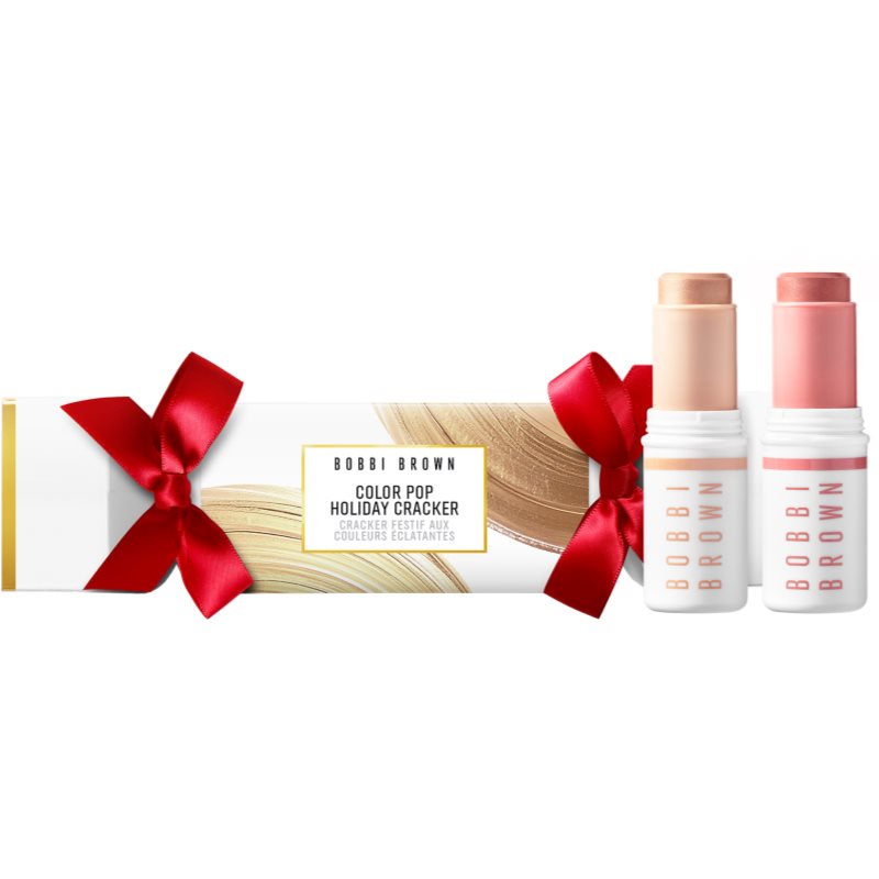 Bobbi Brown Holiday Color Pop Holiday Cracker gift set shade Morning Dew / Flirty Peach