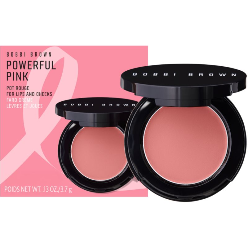 Bobbi Brown Powerful Pink Pot Rouge matná krémová lícenka odtieň Powder Pink 3.7 g