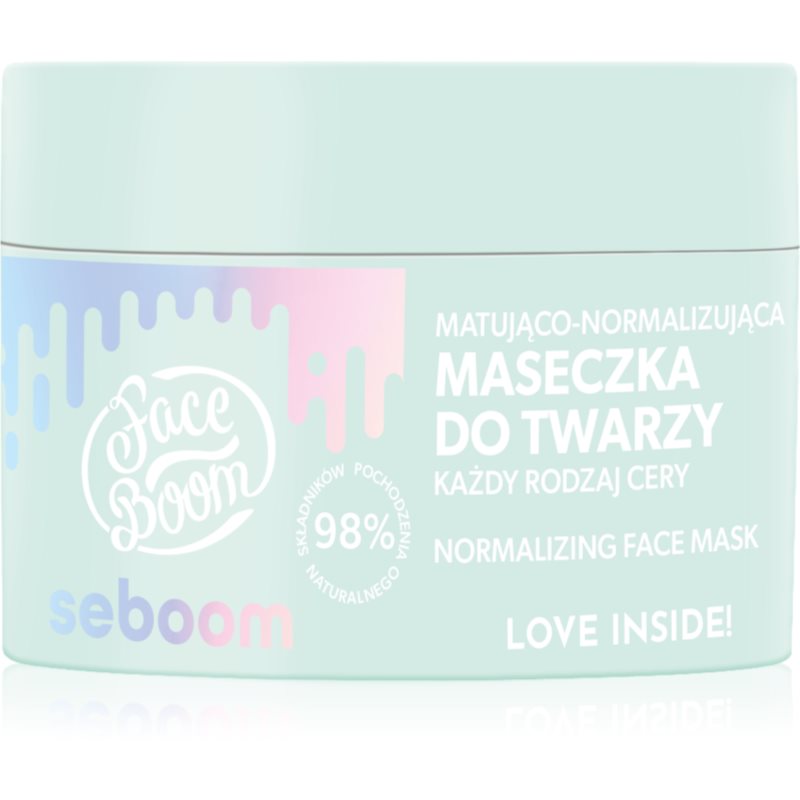 E-shop BodyBoom FaceBoom Seboom čisticí zmatňující maska pro smíšenou až mastnou pokožku 45 g
