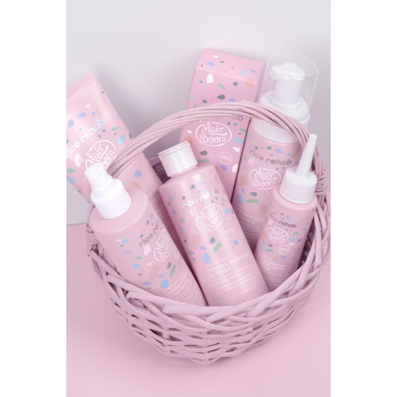 BodyBoom HairBoom Rice Rehab Hair Mist Soin Sans Rinçage Pour Des Cheveux Brillants Et Doux 200 Ml