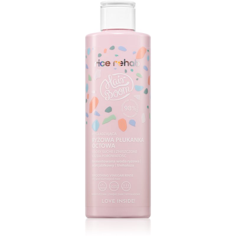 BodyBoom HairBoom Rice Rehab Smoothing Rice Hair feuchtigkeitsspendendes Spray für die Haare 200 ml