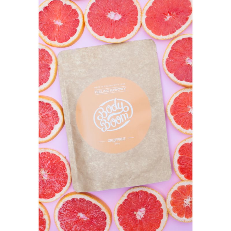 BodyBoom Grapefruit какао-пілінг для тіла 200 гр