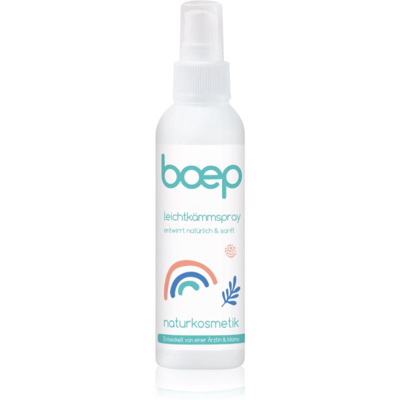 Boep Kids Detangling Spray sprej pro snadné rozčesání vlasů bez parfemace pro děti 150 ml