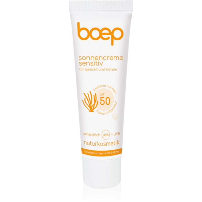 Boep Sun Cream Sensitive napozó krém SPF 50 50 ml