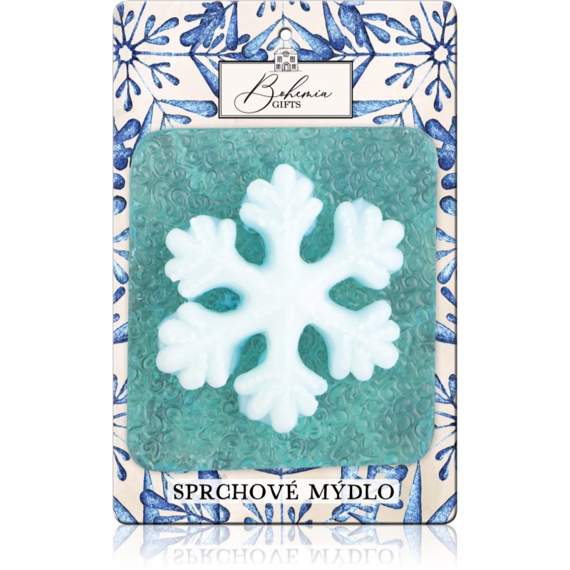 Bohemia Gifts & Cosmetics Handmade Snowflake Handmade Soap With Glycerine 70 G