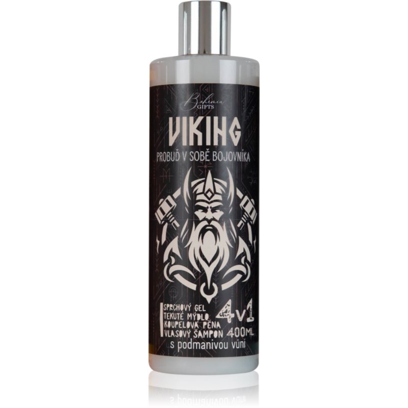 Bohemia Gifts & Cosmetics Viking Wasgel 4in1 voor Mannen 400 ml