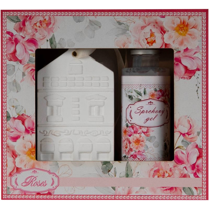 Bohemia Gifts & Cosmetics Domeček Láska dárková sada sprchový gel a aroma domeček 50 ml