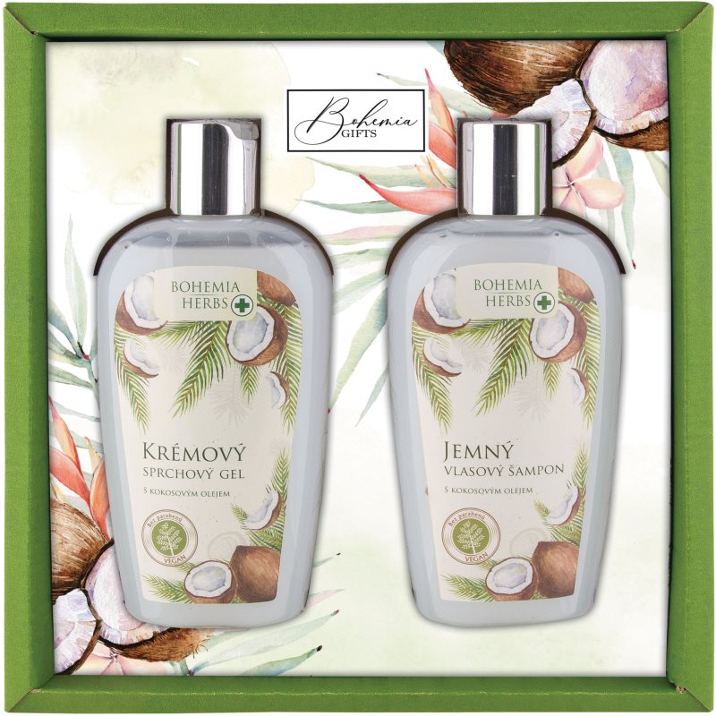 Bohemia Gifts & Cosmetics Bohemia Herbs Coconut Oil dárková sada