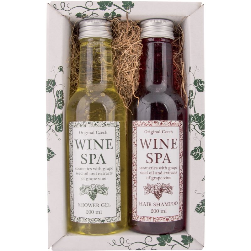 Bohemia Gifts & Cosmetics Wine Spa Geschenkset (für die Dusche)