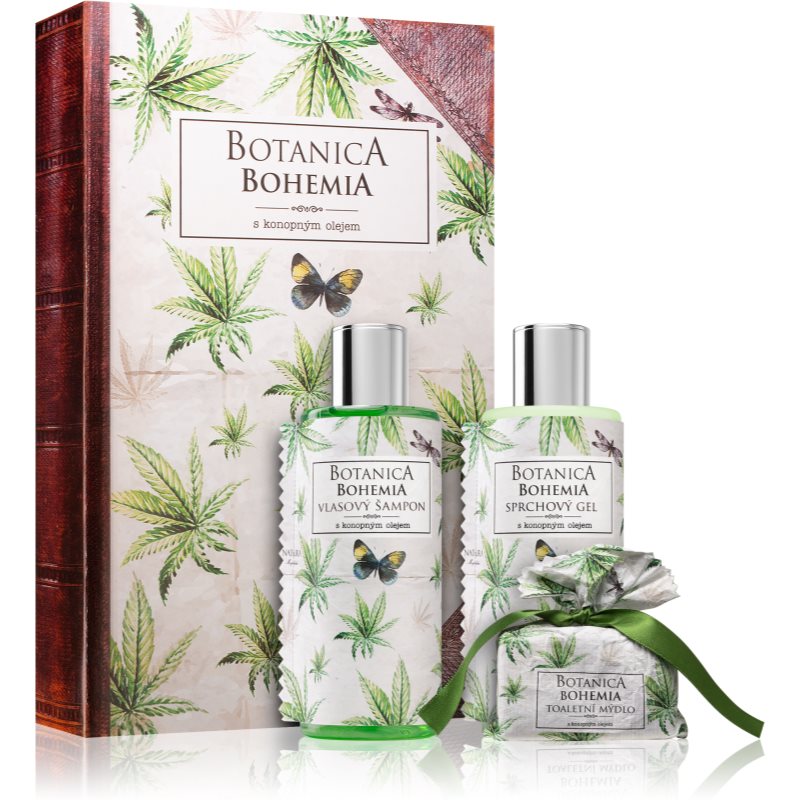 Bohemia Gifts & Cosmetics Botanica dovanų rinkinys su kanapių aliejumi
