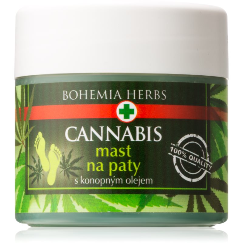 

Bohemia Gifts & Cosmetics Cannabis мазь для ороговілої шкіри ступней з конопляною олією