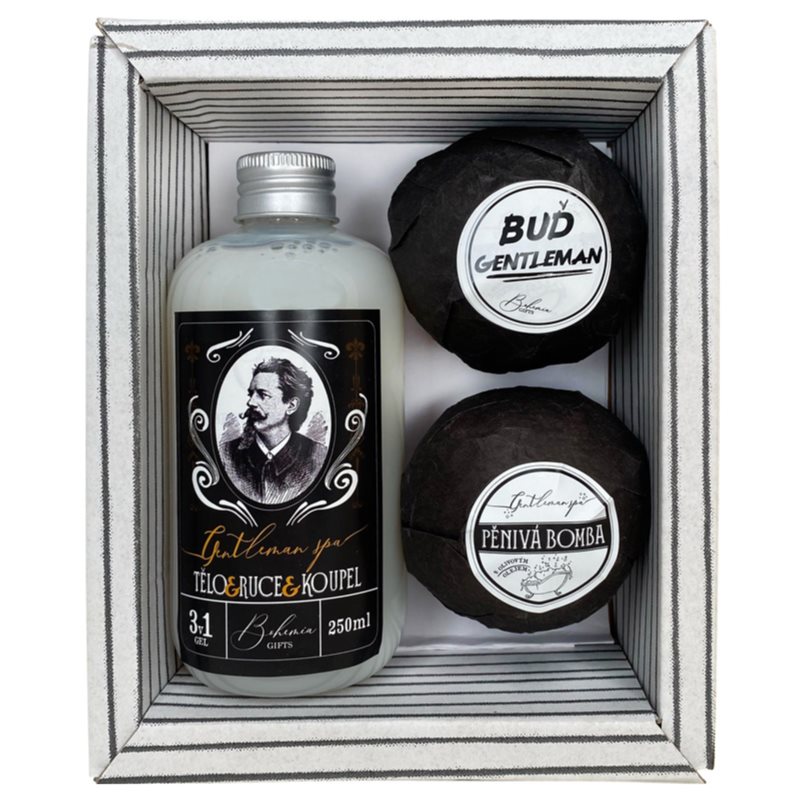 Bohemia Gifts & Cosmetics Gentlemen Spa Gift Set (for The Bath) For Men