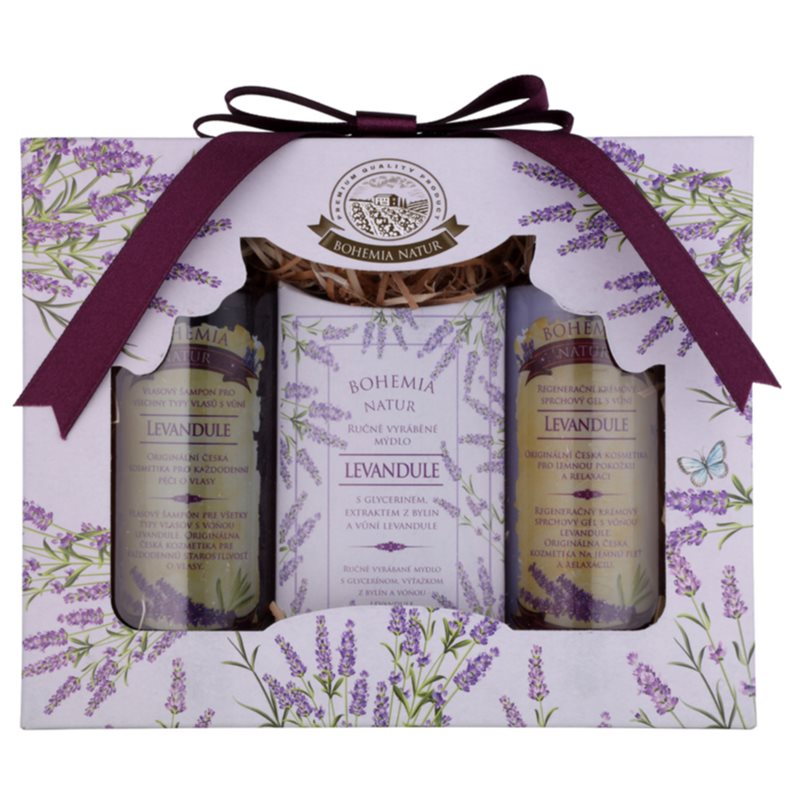 Bohemia Gifts & Cosmetics Lavender dovanų rinkinys (prausimuisi)