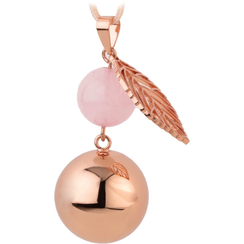 Bola Bola FANTASY Rose Gold Pearl Leaf μουσικό μενταγιόν εγκυμοσύνης 1 τμχ