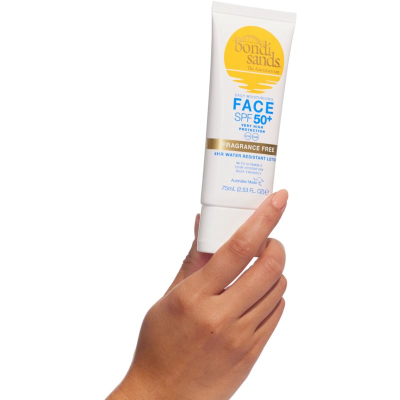 Bondi Sands SPF 50+ Face Fragrance Free крем для обличчя для засмаги без віддушки SPF 50+ 75 мл