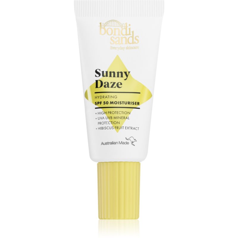 Bondi Sands Everyday Skincare Sunny Daze SPF 50 Moisturiser nuo išsausėjimo saugantis kremas SPF 50 50 g
