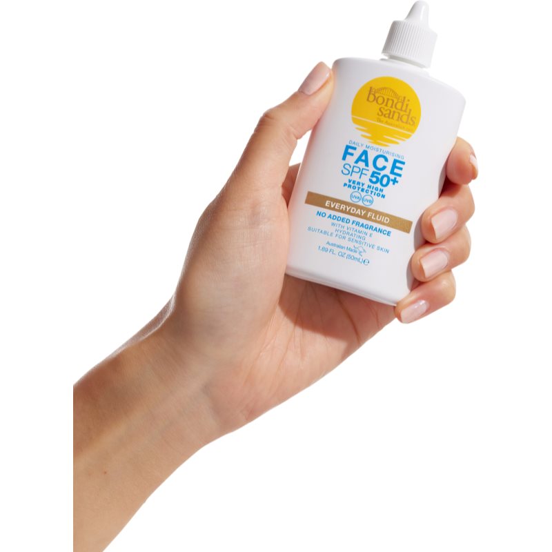 Bondi Sands SPF 50+ Everyday Face Fluid leichtes getöntes Fluid für das Gesicht SPF 50+ 50 ml