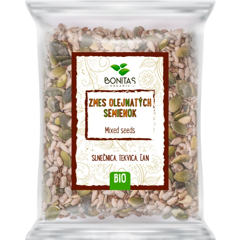 Bonitas Zmes olejnatých semienok BIO semienka v BIO kvalite 125 g