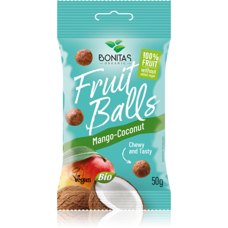 Bonitas Fruit balls sušené ovoce příchuť Mango - Coconut 50 g