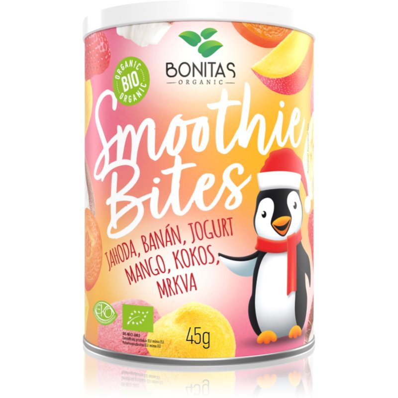 Bonitas Smoothie Bites BIO mrazem sušené ovoce v BIO kvalitě 45 g